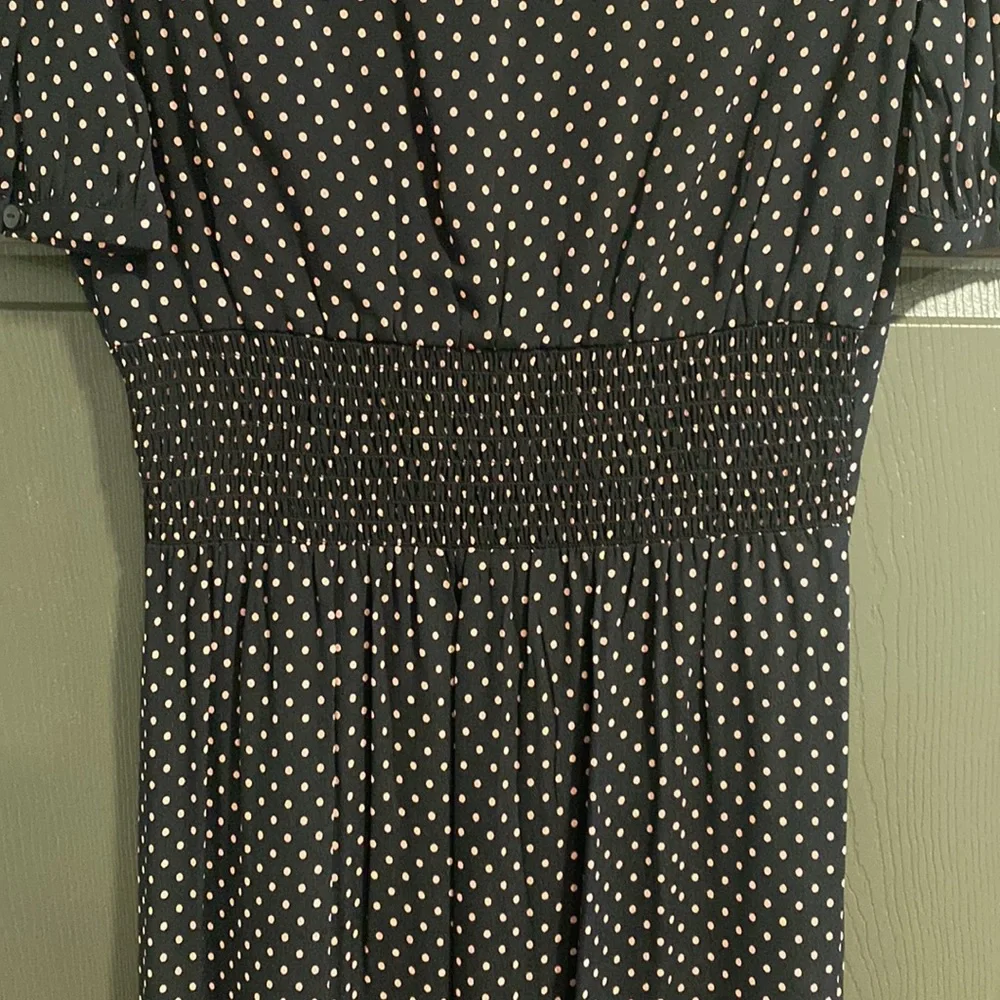 Cleobella Avery Dress Mini Polka Dots with V-Neck - Picture 7 of 10